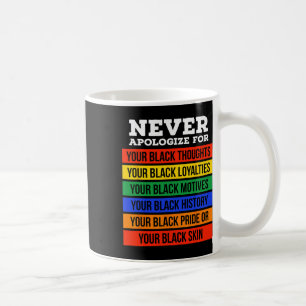 Mug Excusez-moi pour votre noirceur - Mois de l'histoi