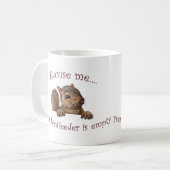 Mug Excusez-moi...votre chargeur d'oiseaux est vide (Devant gauche)