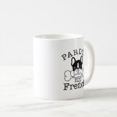 Mug Excusez mon français (Devant droit)