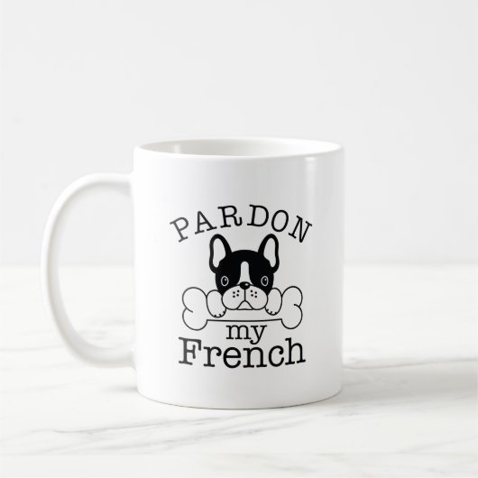 Mug Excusez mon français (Gauche)