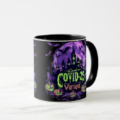 Mug ExDesigner | Halloween | Variante Covid-25 (Devant droit)