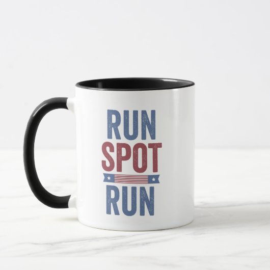 Mug Exécuter l'élection présidentielle Trump 2024 (Gauche)