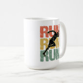 Mug Exécuter l'exécution - Runner Vintage (Devant droit)