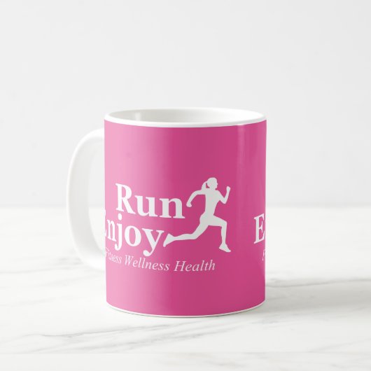 Mug Exécutez et profitez (Devant gauche)