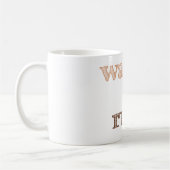 Mug EXÉCUTION Brown DU JOG DE MARCHE (police OMBRÉE) (Gauche)