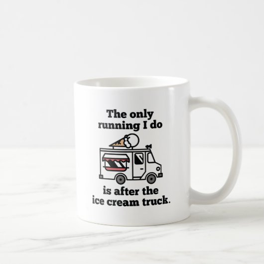 Mug Exécution de crème glacée (Droite)