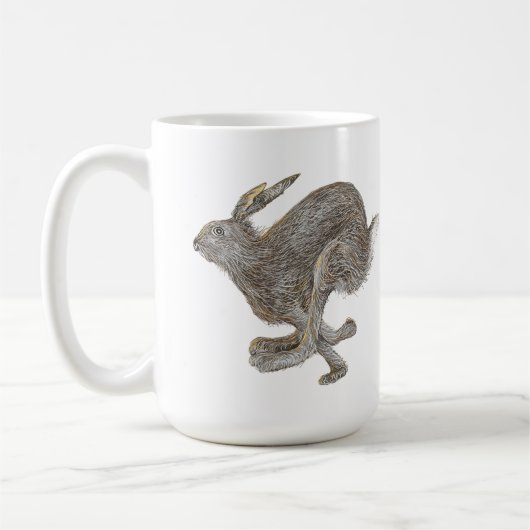 Mug Exécution de Rabbit exécution de hachage art rapid (Gauche)