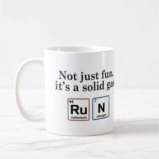 Mug Exécution d'éléments de gaz solides (Gauche)