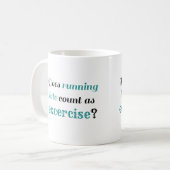 Mug Exécution d'un exercice en retard (Devant gauche)