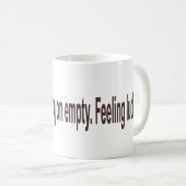 Mug Exécution sur vide (Devant droit)