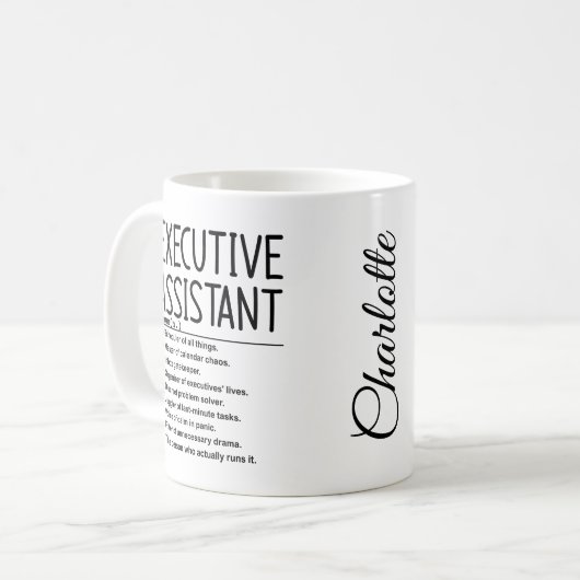 Mug Executive assistant (Devant gauche)