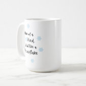 Mug Exemplaire Unique, Tout Comme un Flocon de Neige (Devant gauche)