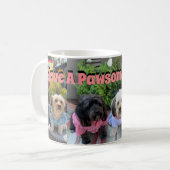 Mug Exemple Pawsome 11oz de chiot par Zazz_it (Devant gauche)