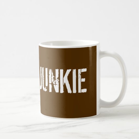 Mug EXEMPLE : SEULE COULEUR / brun foncé + votre texte (Droite)