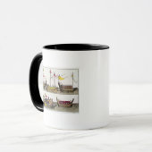 Mug Exemples des bateaux chinois, illustration de 'Le (Devant gauche)