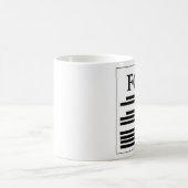 Mug Exempt de la Loi de l'information (Centre)