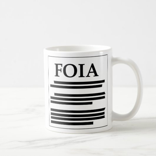 Mug Exempt de la Loi de l'information (Droite)