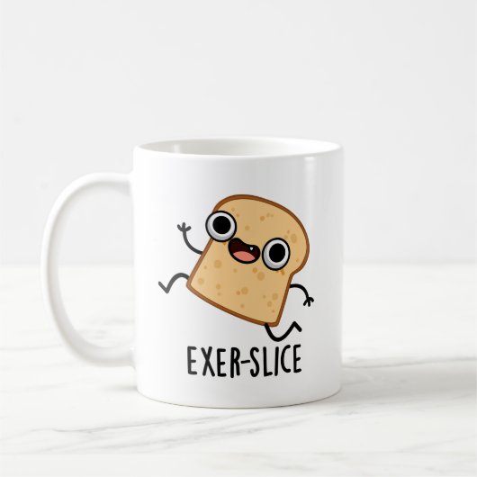 Mug Exer-slice Drôle de Pain Pun (Gauche)