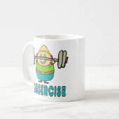 Mug Exercice de jeu d'oeufs Eggsercise (Devant gauche)