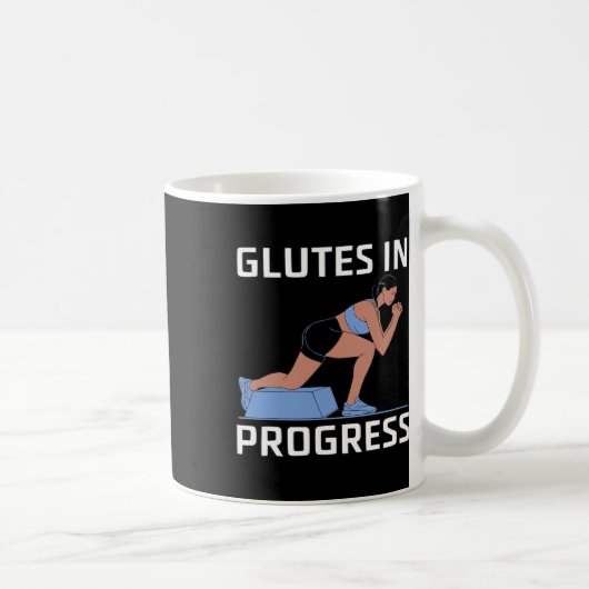 Mug Exercice de squat bulgare musculation fitness (Droite)
