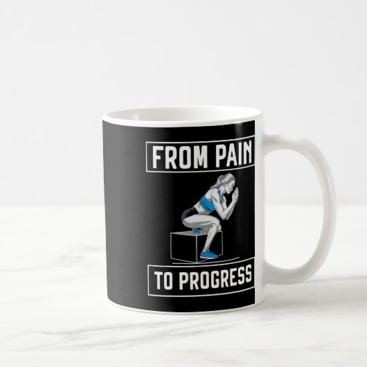 Mug Exercice de squat bulgare musculation fitness (Droite)