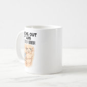 Mug Exercice drôle des abdos Musculation Bodybuilding  (Devant gauche)
