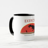 Mug Exercice - motivation appropriée (Devant gauche)