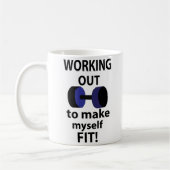 Mug Exercice Poids de l'entraînement (Gauche)