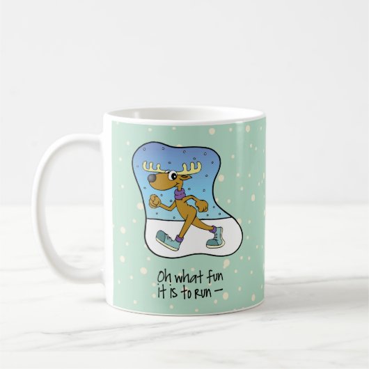 Mug Exercice Reindeer Noël (Gauche)