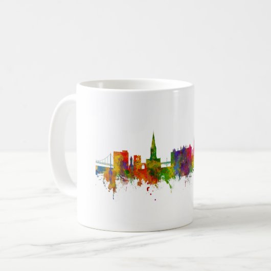 Mug Exeter England Skyline (Devant gauche)