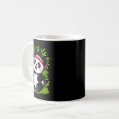 Mug Exhausted Badminton Panda - Funny Cute Shuttle Ani (Devant gauche)