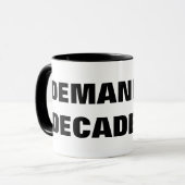 MUG EXIGEANT DÉCADENCE (Devant gauche)