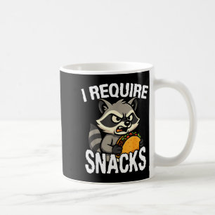 Mug Exiger des collations mignon animal meme tee drôle