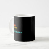 Mug Existing Shouldn't Be Revolutionary Retro Vintage (Devant gauche)