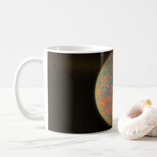 Mug Exoplanet 55 Cancri E Et Sa Surface Moulée (Avec donut)
