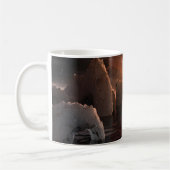 Mug Exoplanet Trappist-1f De Son Côté Nocturne Icy. (Gauche)