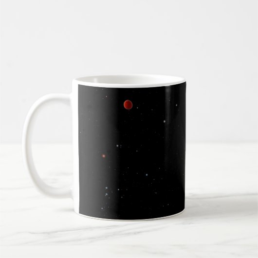 Mug Exoplanet Ucf-1.01 Orbitant Une Étoile Appelée Gj  (Gauche)
