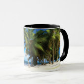 Mug Exotic beach throw pillow (Devant droit)