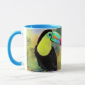 Mug Exotique Tropical Toco Toucan Bird - Peinture Mign (Gauche)