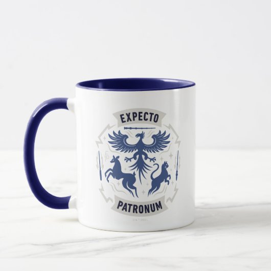 Mug Expecto Patronum Graphisme Silhouette Vintage (Gauche)