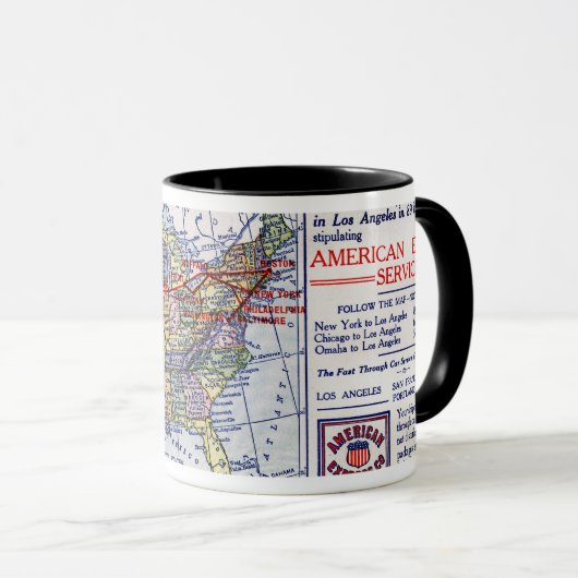 MUG EXPÉDITION D'AMERICAN EXPRESS (Devant droit)