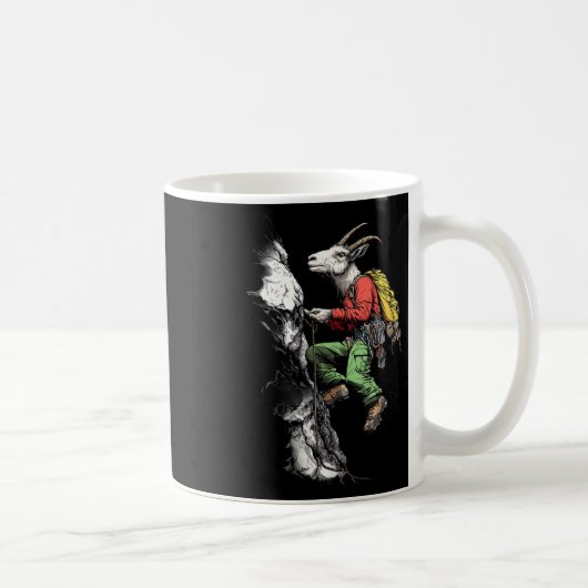 Mug Expédition d'aventure d'escalade de rocher de chèv (Droite)