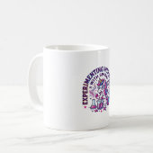 Mug Expérience de licorne avec publicité coupée d'étin (Devant gauche)
