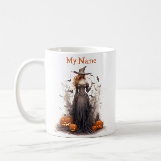 Mug Expérience en magie : Halloween Witch Cup (Gauche)