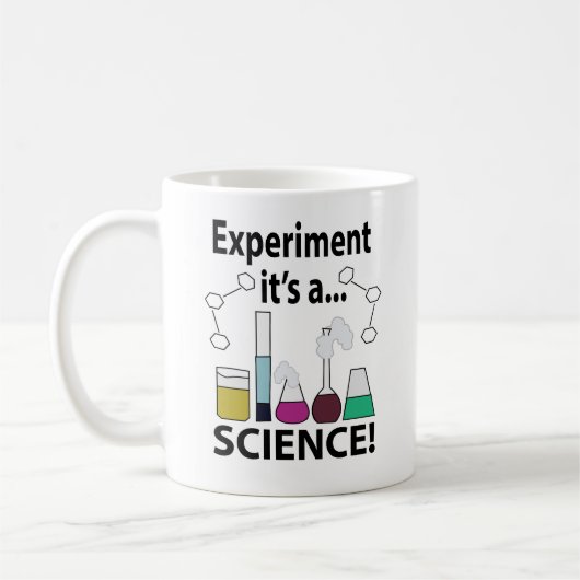 Mug Expérience scientifique C'est une science (Gauche)