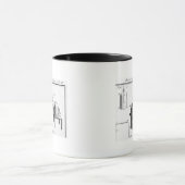 Mug Expérience sur la décomposition de l'eau (Centre)