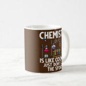 Mug Expériences de laboratoire de chimiste d'enseignan (Devant droit)