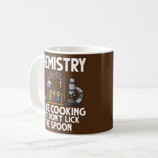 Mug Expériences de laboratoire de chimiste d'enseignan (Devant gauche)