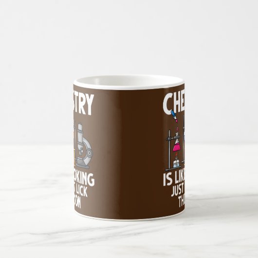 Mug Expériences de laboratoire de chimiste d'enseignan (Centre)