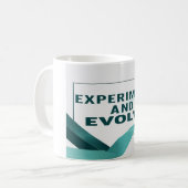 Mug Expérimenter et évoluer option 2 (Devant gauche)